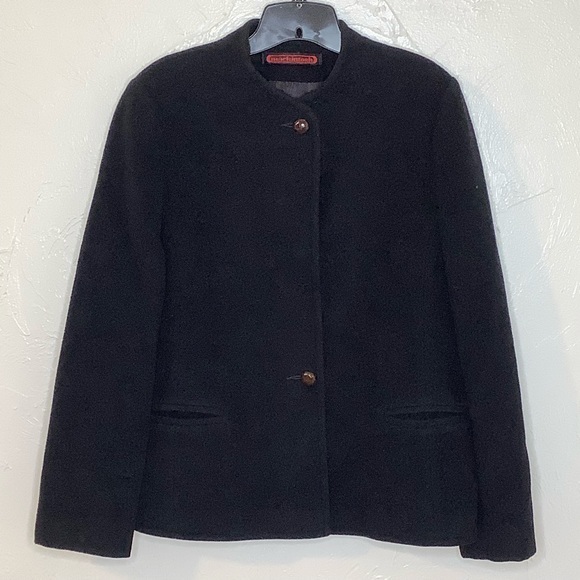 Mackintosh vintage black wool jacket size 14 EUC - Picture 9 of 10